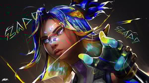 This is the Avatar Image for the Neon (Valorant) AI Voice and Text to Speech Generator